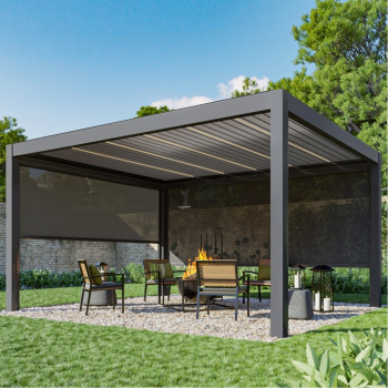 SkyMax Pergola Ultra Aluminium LED 4x5m motorisiert